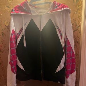 Gwen Stacey Sweatshirt Cosplay size Large cosplay Spider-verse Great Condition